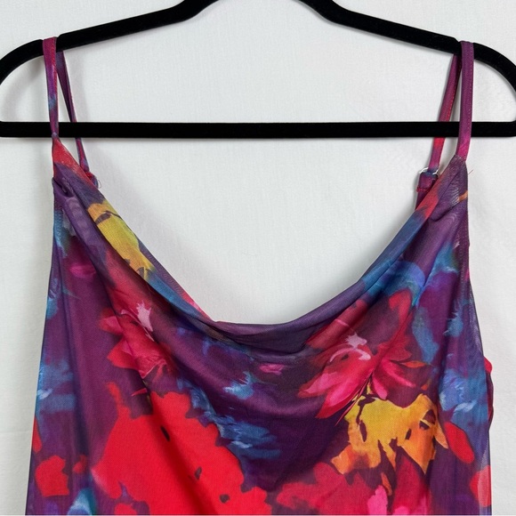 FASHION Colorful Floral Slip Dress Women’s Size XL - Picture 4 of 6